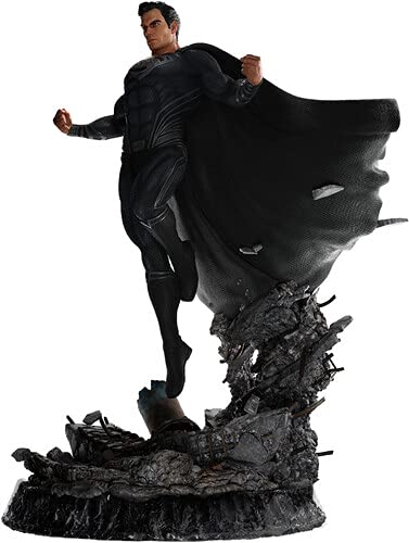 Weta Workshop Limited Edition Polystone - Justice League (Zack Snyder) - Superman - Black Suit - 1:4 Scale Statue #TOP3