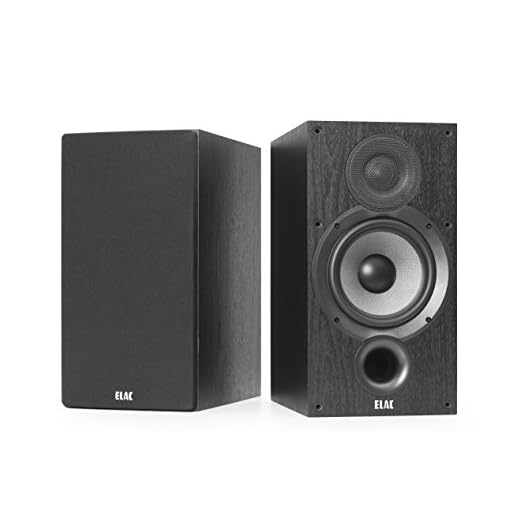 Elac Debut 2.0 B6.2 120W Noir Haut-Parleur - Haut-parleurs (2-Voies, avec Fil, 120 W, 44-35000 Hz, 6 Ohm, Noir)