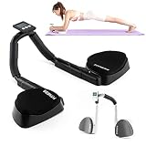[SLDS] [セルデス] プランクトレーナー ブラック planktrainer 腹筋 ダイエット プランク 筋力トレーニング 腹筋ローラー フィットネス ウエスト お尻 ヒップアップ (ブラック)