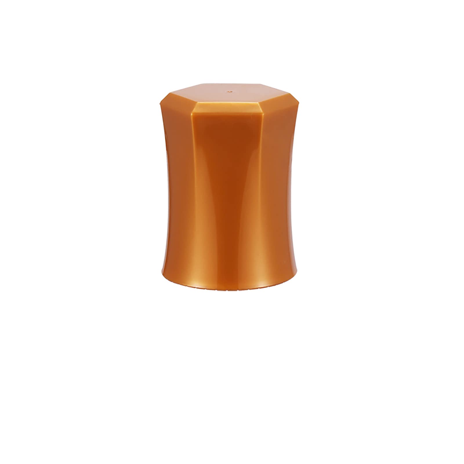 Lot de 10 gobelets à dés en plastique orange avec 60 dés