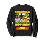 Traje de cumpleaños animal para abuela, abuela, abuelita de niños y niñas que aman la naturaleza, la selva tropical y los animales de zoológico. Haga clic en la marca para encontrar el conjunto de fotos de la familia a juego para toda la familia