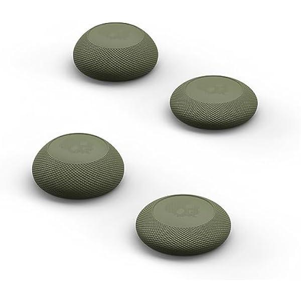 Skull & Co. Wypukłe nakładki na kciuk, nasadki na joystick, osłony drążków analogowych, nakładki uchwytu kciuka do kontrolera XBOX (XSX/XB1) - OD Green, 2 pary (4 szt.)