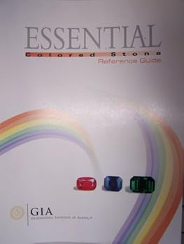 Paperback Essential Colored Stone Reference Guide Book