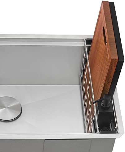 Ruvati Multi-function Workstation Organizer and Caddy with Soap Dispenser and Knife Block - RVA1580
