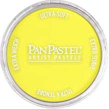 PanPastel Artist Pastels by GOLDEN, Hansa Yellow, 2.44 / 62mm Pan Diameter, Professional Artist Pastels, Unique Pan Format cake-like