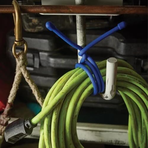 Nite Ize GTBA-A2-R8 Original Gear Tie, Reusable Rubber Twist Tie, Assortment, 8 Pack