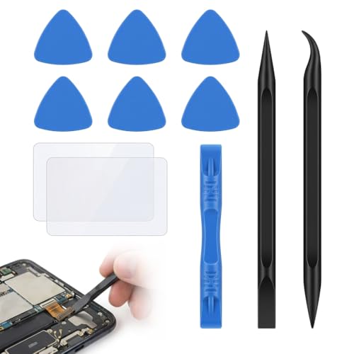 11 Pièces Prying and Opening Tool Assortment, Kit de Réparation pour Téléphone Tablette Ordinateur Portable, Kit Reparation avec Spatules en Plastique,...