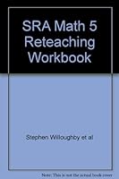 SRA Math 5 Reteaching Workbook 0026746182 Book Cover