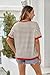 Zeagoo Womens Tops Casual Oversized Short Sleeve Sweatshirt Summer Striped Shirt Crewneck Pullover Loose T Shirts Blouse