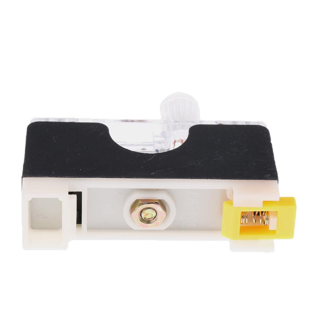 5 Piezas Portafusibles de Riel Din con Indicador Base para Fusible 6x30mm Portador de Fusible 10a Panel 32v Apto para Cuadros de Distribución Coches E, 6 piezas