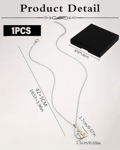 MYGLOAR Halskette, Mädchen und Hund Umarmungskette, 925 Sterling Silber Tier Halskette Anhänger, Geschenk für Mädchen, Tochter, Mutter, Freunde