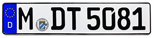 Z Plates Compatible With Bmw Munich Front German License Plate (Plate And Frame) #TOP2