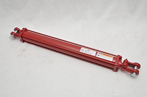 2.5  Bore x 24  Stroke Hydraulic Tie Rod Cylinder, 2500 PSI, 3 8  NPT Ports