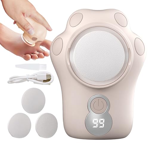 Outil électrique pour enlever les callosités des pieds rechargeable 3 vitesses