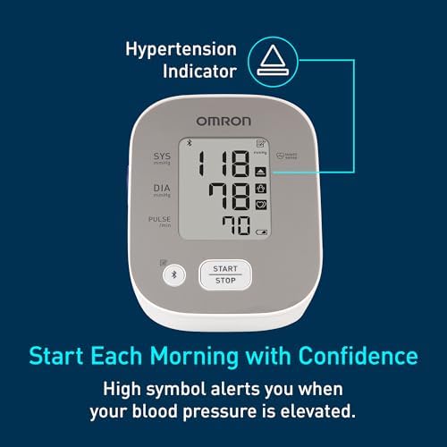 OMRON Bronze Upper Arm Blood Pressure Monitor - Clinically Validated Blood Pressure Arm Cuff - Use OMRON Connect App for Unlimited Measurements — view 3