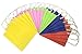 Produktbild folia 21809 - Papiertüten aus Kraftpapier, Geschenktüten, 20 Stück, 18 x 8 x 21 cm, farbig sortiert - zum Basteln, Verzieren und Verschenken