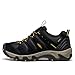 KEEN Men's Headout Low Height Waterproof All Terrain Hiking Shoes, Black/Lemon Curry, 9.5