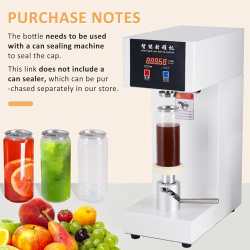 100 Pack, 500ml/16.9oz Plastic Juice Bottles with Aluminum Pop Can Caps, Disposable Leakproof Clear Bottles for Juice, Smoothies, Tea, Coffee, Compatible with Automatic Cup Sealer (not included)