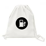 Taille: 36 x 43 cm DIYthinker Charing Energy Station Véhicules protéger l\'environnement Toile Drawstring Backpack Voyage Sacs