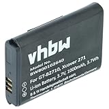 vhbw 1x Batterie Compatible avec Samsung GT-B2710 téléphone Portable (1000mAh, 3,7V, Li-ION)