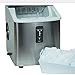 Ice Machine - Portable, Counter Top Ice Maker Machine TG22 - Produces 26 lbs Of Ice Per 24 Hours - Stainless Steel - Top Rated Ice Maker For Countertop use By ThinkGizmos (trademark protected)