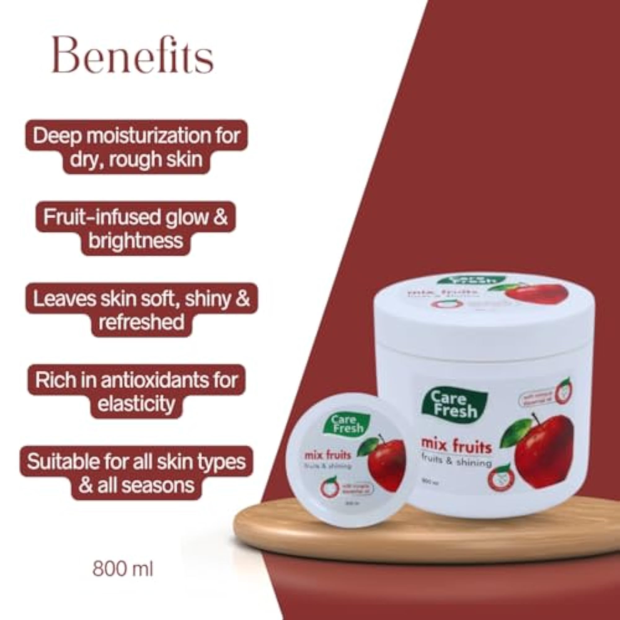 Fruit Bliss Cold Cream, Intense Nourishment & 24-Hour Moisturization