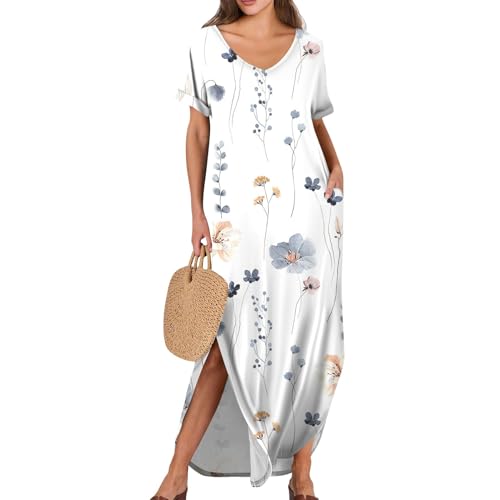 Cyber Monday Deals,Dresses for Women 2024 Trendy,Pink Plus Size Dress Plus Size Summer Dresses Flower Dresses for Women Red Formal Dress for Women Strapless(14-Multicolor,S)