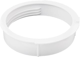 Exhaust Duct Interface Hose Connector for Portable Air Conditioner – 6 in (15 cm) Diameter, ABS Material, White/Gray – for Midea & Most 6-Inch Outlet Units(KY-35 15cm)
