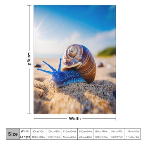 Couverture escargots flanelle chaude literie douillette lit