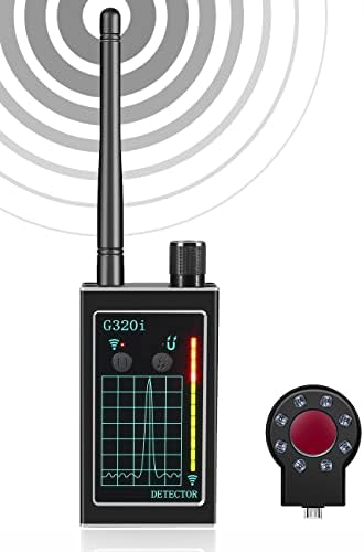 VAOECMS Hidden Devices Detector, Hidden Camera Detectors, GPS Tracker Detector, Bug Detector, Anti Spy RF Detector, Listening Device Scanner Camera Finder with High Sensitivity for Hotel, Office