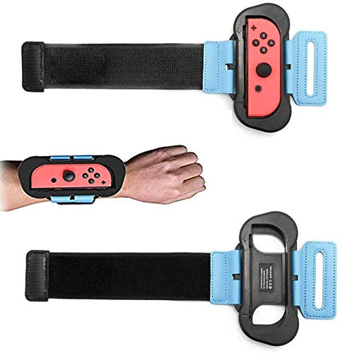 Pulseras elásticas para Joy-Con de Nintendo Switch, bandas ajustables que evitan caídas