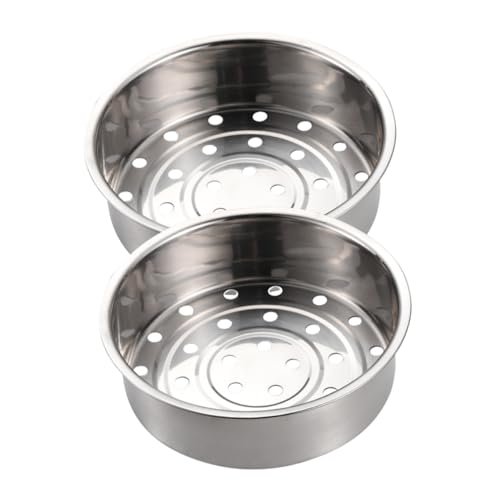 KICHOUSE 2piezas Rejilla Para Cocinar Al Vapor De Acero Inoxidable Para Olla Arrocera Eléctrica Soporte Para Cocinar Al Vapor Verduras Para Cocina Familiar