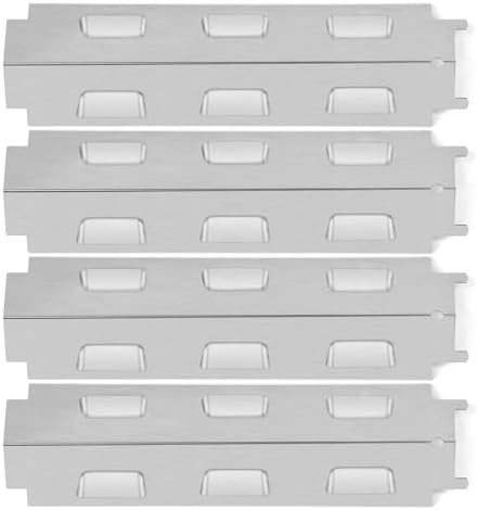 COGRICHBF Brennerabdeckung für Landmann, Enders Boston, Tarrington House | 37CM, für Outdoorchef-Perth, Uniflame 750, Tenneker TG4, Edelstahl Heizplatte Flammenverteiler Gasgrill E