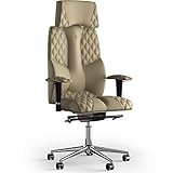 KULIK SYSTEM Silla de Oficina Ergonómica - Confort y Ajustable con Soporte Lumbar y Espinal para Largas Horas de Trabajo |Diseño Patentado | Business Eco Cuero - Design Arena