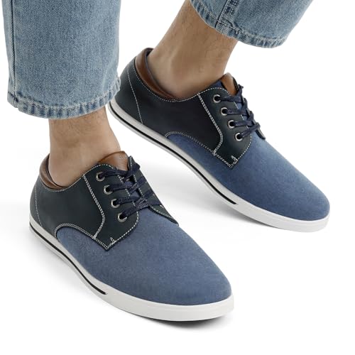 Bruno Marc Bruno Marc Men's Oxfords Sneakers Casual Dress Shoes,Size 11,Navy,RIVERA-01
