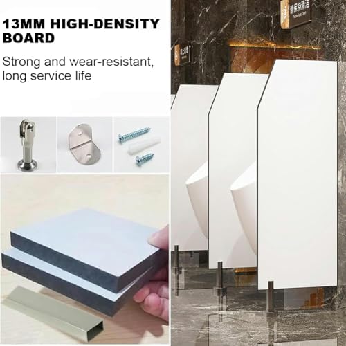 Men's Urinal- Commercial Toilet Partition Wall 1 Pack Ideal for Schools Restrooms Enhances PrivacyEasy Installation Restroom Accessories