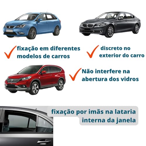 Tapa sol para janela de carro, blackout com proteção UVA-UVB (Coelhinhos)