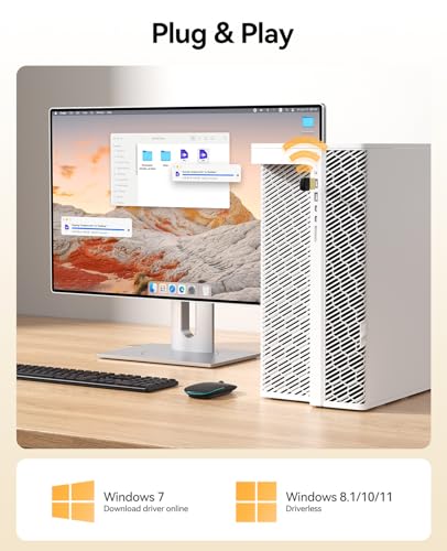 ORICO BTA6.0 adapter USB Bluetooth do komputerów stacjonarnych – odbiornik Dongle o dużym zasięgu, EDR i BLE, kompatybilny wstecznie z Bluetooth 5.0, synchronizacja do 7 urządzeń bezprzewodowych (BTA