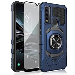 Ailiber for TCL 4X 5G/T601DL/20 A 5G/T768S Magnetic Stand Case-Blue