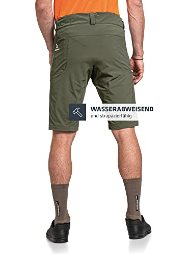 Foto von Schöffel Herren Shorts Algarve M, wasserabweisende Radlerhose, schnell trocknende Fahrradhose mit Oberschenkeltasche, sea turtle, 56
