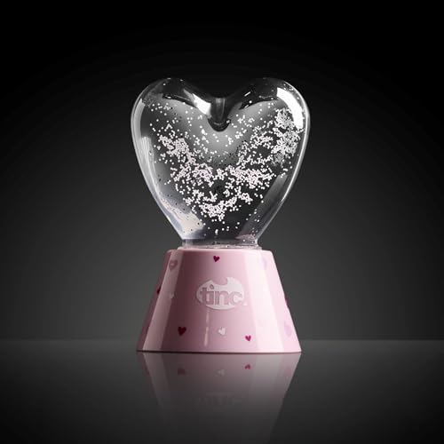 Tinc Heart Glitter Lamp, Pink - Image 3