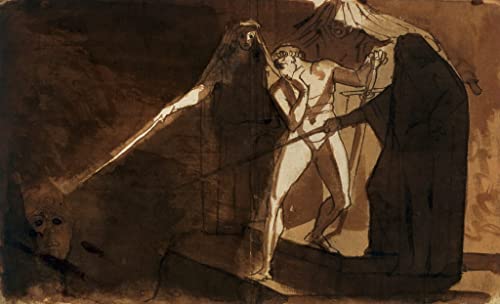 Tableau Macbeth Henry Fuseli pour habiller un grand mur vide 60x90