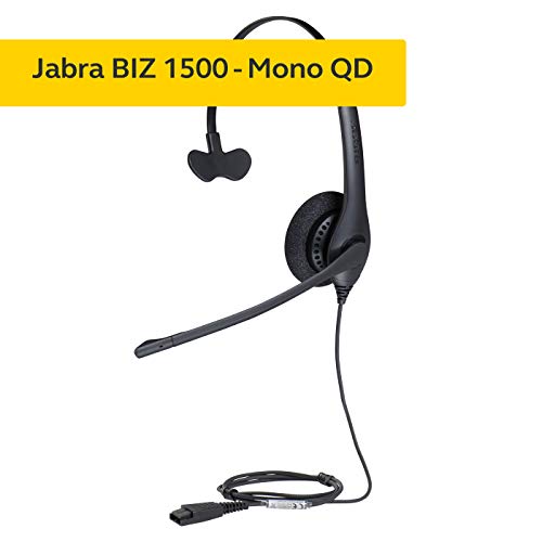 Jabra Biz 1500 – Casque Mono supra-auriculaire Quick Disconnect – Casque Filaire avec Microphone Antibruit et Protection… - Les Beatles, Paul McCartney, John Lennon, RIngo Starr, George Harrison Jabra Biz 1500 - Casque Mono supra-auriculaire Quick Disconnect - Casque Filaire avec Microphone Antibruit et Protection… – Image 3