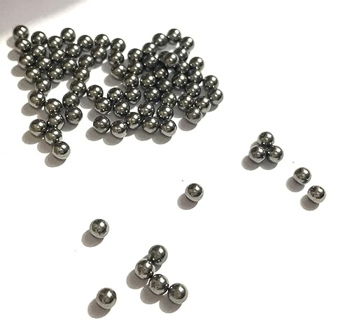 Image of OMX 100 Pieces of Steel Iron Bearing Balls (3mm)