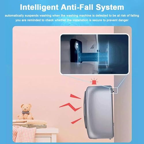 geöffneter Glastür zeigt Edelstahltrommel - Detailansicht von 3kg Frontlader Mini-Waschmaschine Test – Dealfoxx.de