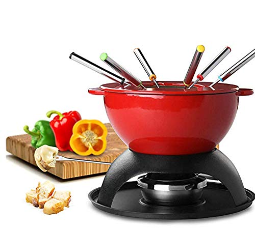 6 Pack Color Coding Cheese Fondue Forks, Stainless Steel Fruit Fondue Forks, 9.5 Inch #TOP1
