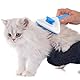 Heclia Hundebürste Katzenbürste Haustier Bürsten Zupfbürste mit Auslöseknopf Selbstreinigende Bürste Haar Entferner Haustierbürste Langhaar Kurzhaar Fellbürste Entfernt Unterwolle Verfilzungen Knoten