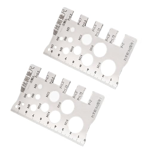 Dispositivo de medición de tornillo de acero inoxidable, instrumento de medición de laboratorio para entornos duros y tareas de mantenimiento diario, medidores de taller de acero de servicio largo