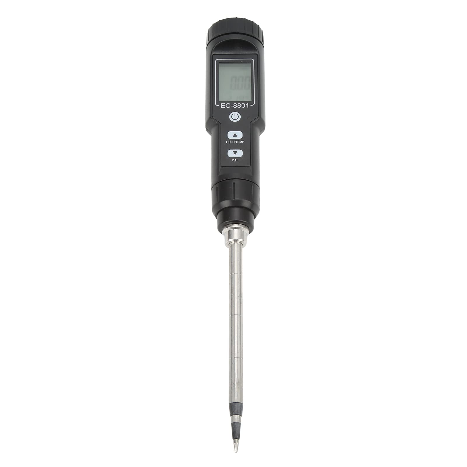 Detector del suelo Torvex, medidor de conductividad EC -8801 con sensor de temperatura y probador de suelo digital para el monitoreo del jardín