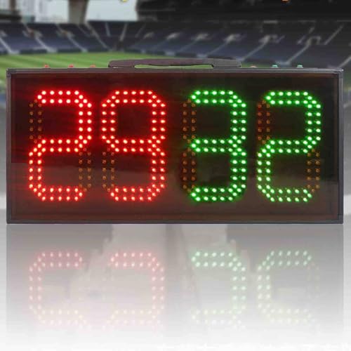 Panel cambio jugador electrónico fútbol con diseño estructural sellado 2